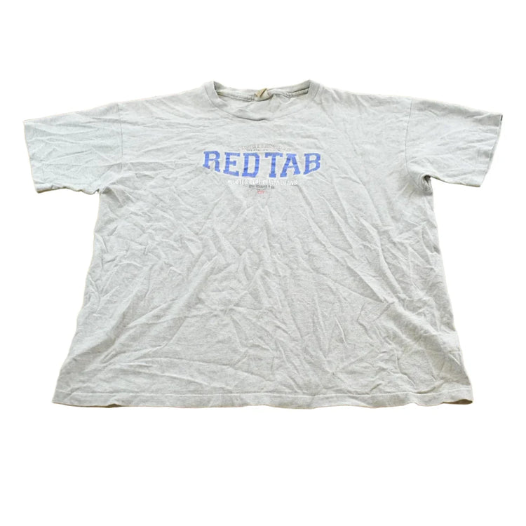 Vintage 1990s Levis Red Tab Denim Graphic T-Shirt Mens M from propervintagecanada