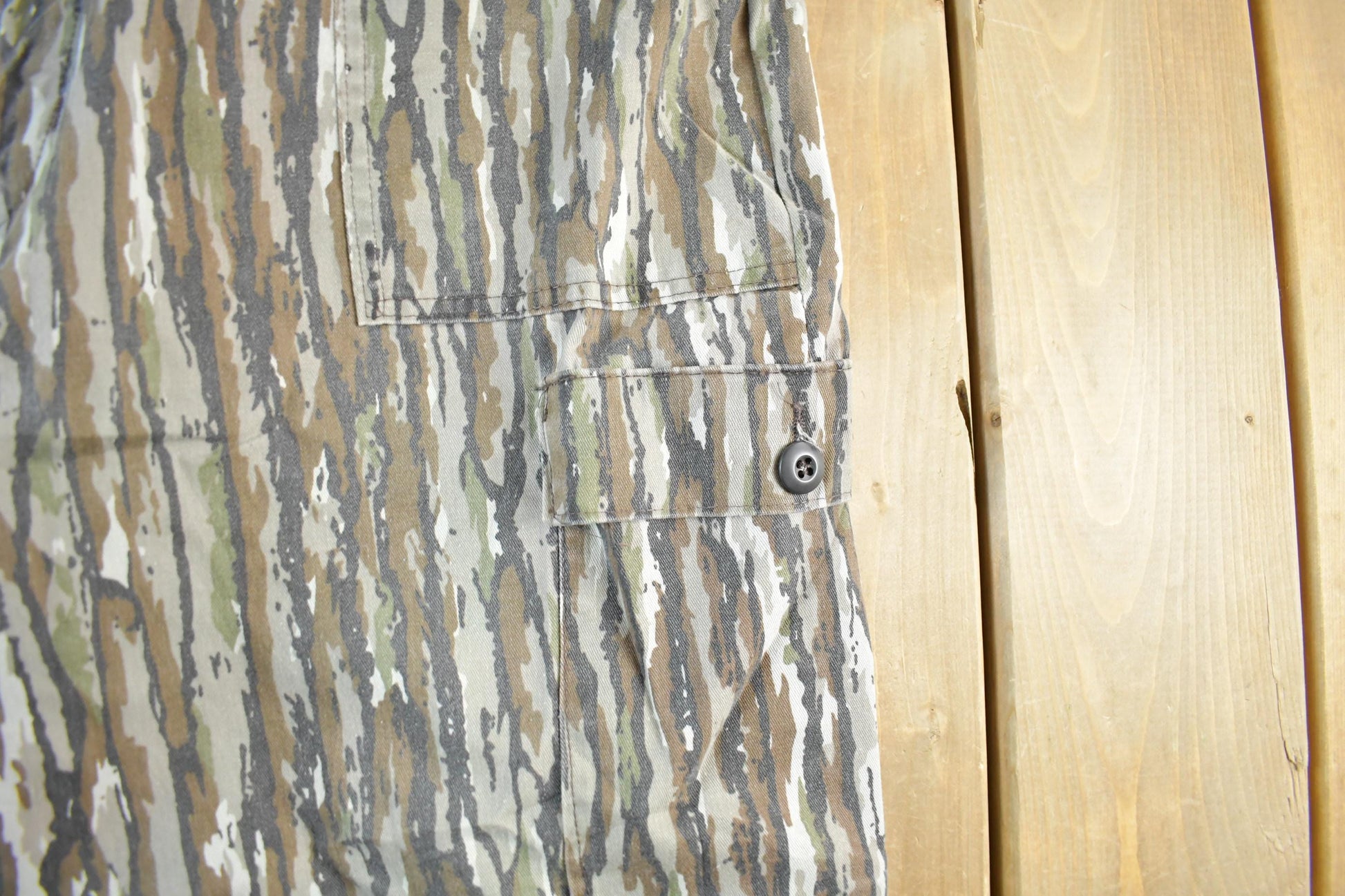 Vintage 1990s Liberty Forest Camo Cargo Hunting Pants Men's XL 40 x 25 from propervintagecanada