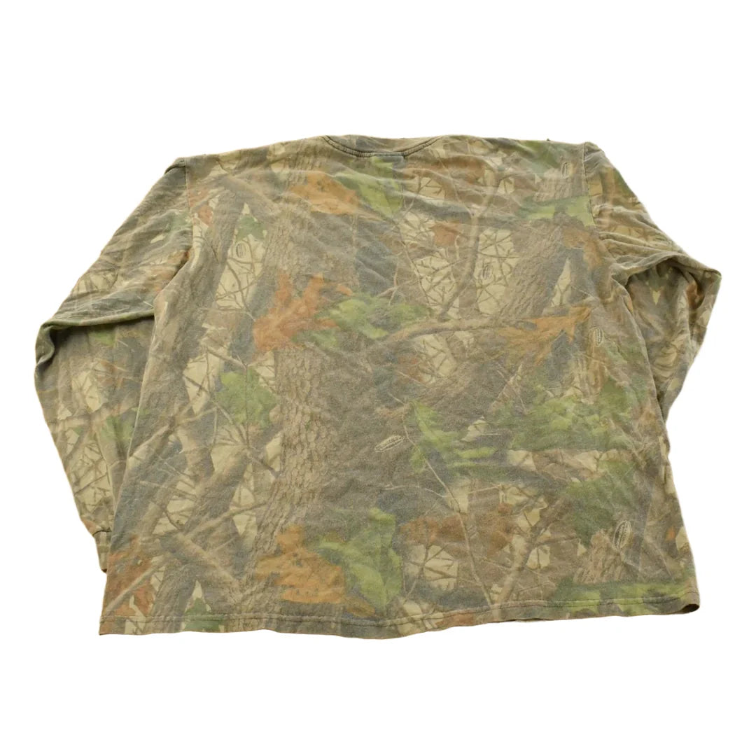 Vintage 1990s Liberty RealTree Hardwoods Camo Long Sleeve T-Shirt Men's XL from propervintagecanada