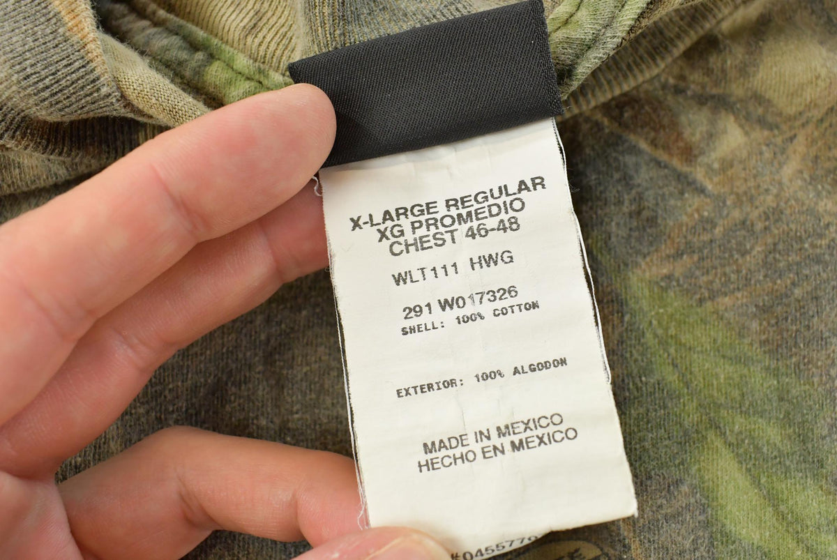 Vintage 1990s Liberty RealTree Hardwoods Camo Long Sleeve T-Shirt Men's XL from propervintagecanada