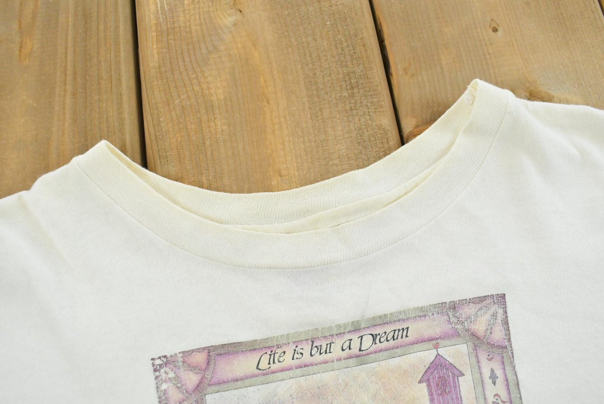 Vintage 1990s Life is But a Dream Teddy Bear T-Shirt Men's L from propervintagecanada