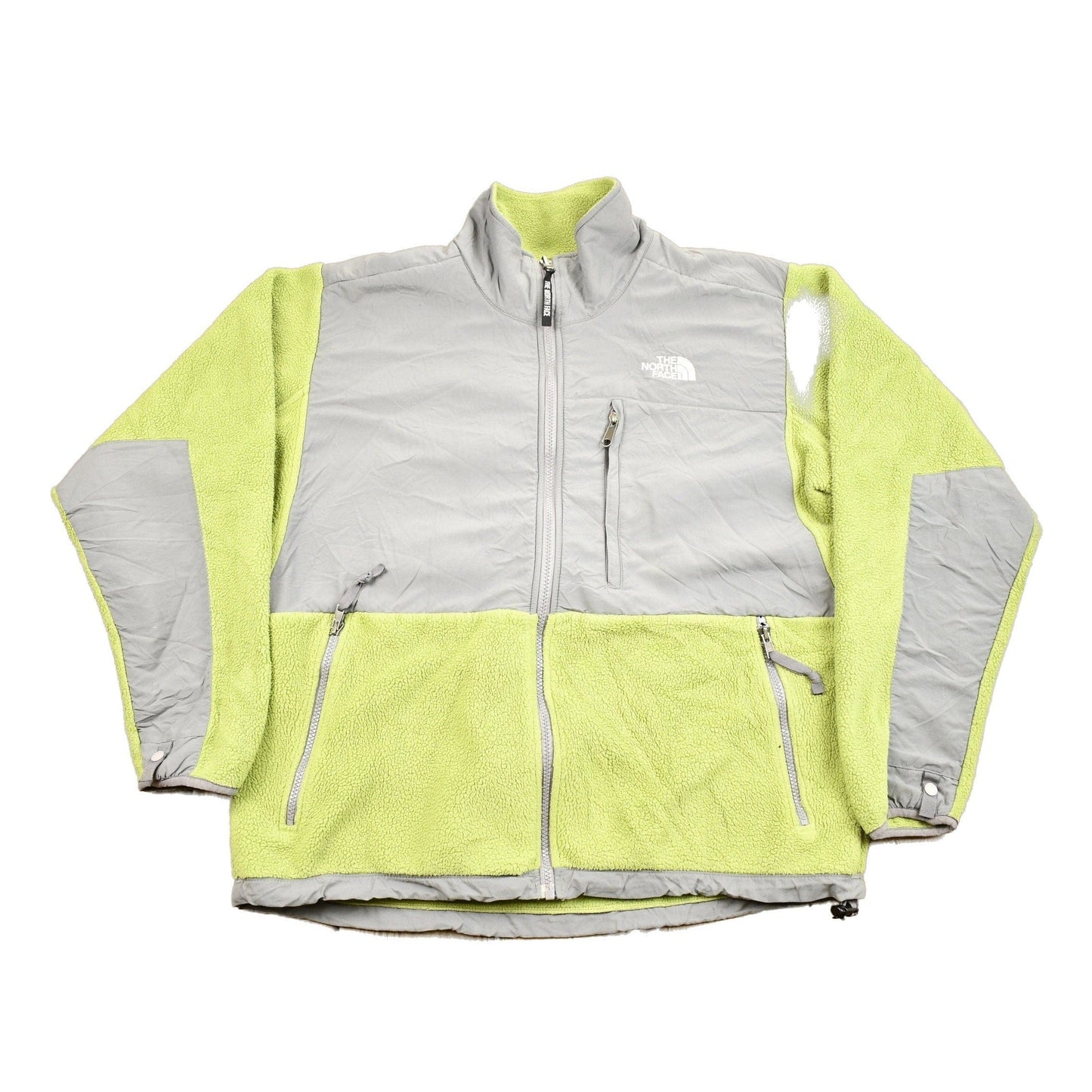 Vintage 1990s Lime Green The North Face Denali Fleece Sweater Women's L from propervintagecanada