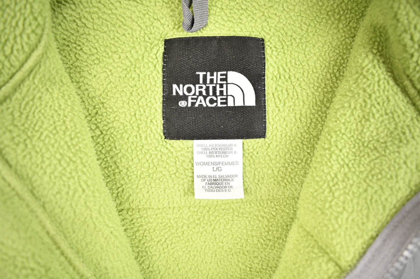 Vintage 1990s Lime Green The North Face Denali Fleece Sweater Women's L from propervintagecanada