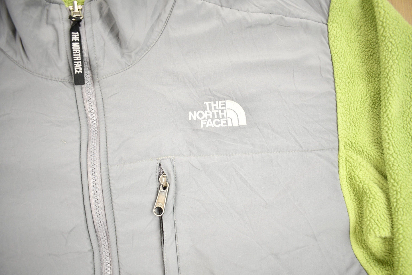 Vintage 1990s Lime Green The North Face Denali Fleece Sweater Women's L from propervintagecanada