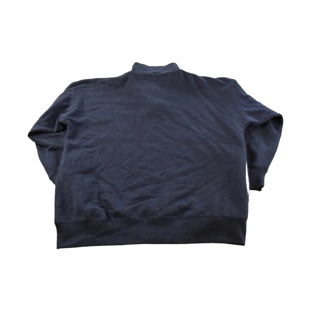 Vintage 1990s Limited Jeans USA Flag Quarter Zip Crewneck Sweatshirt Men's L from propervintagecanada
