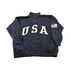 Vintage 1990s Limited Jeans USA Flag Quarter Zip Crewneck Sweatshirt Men&