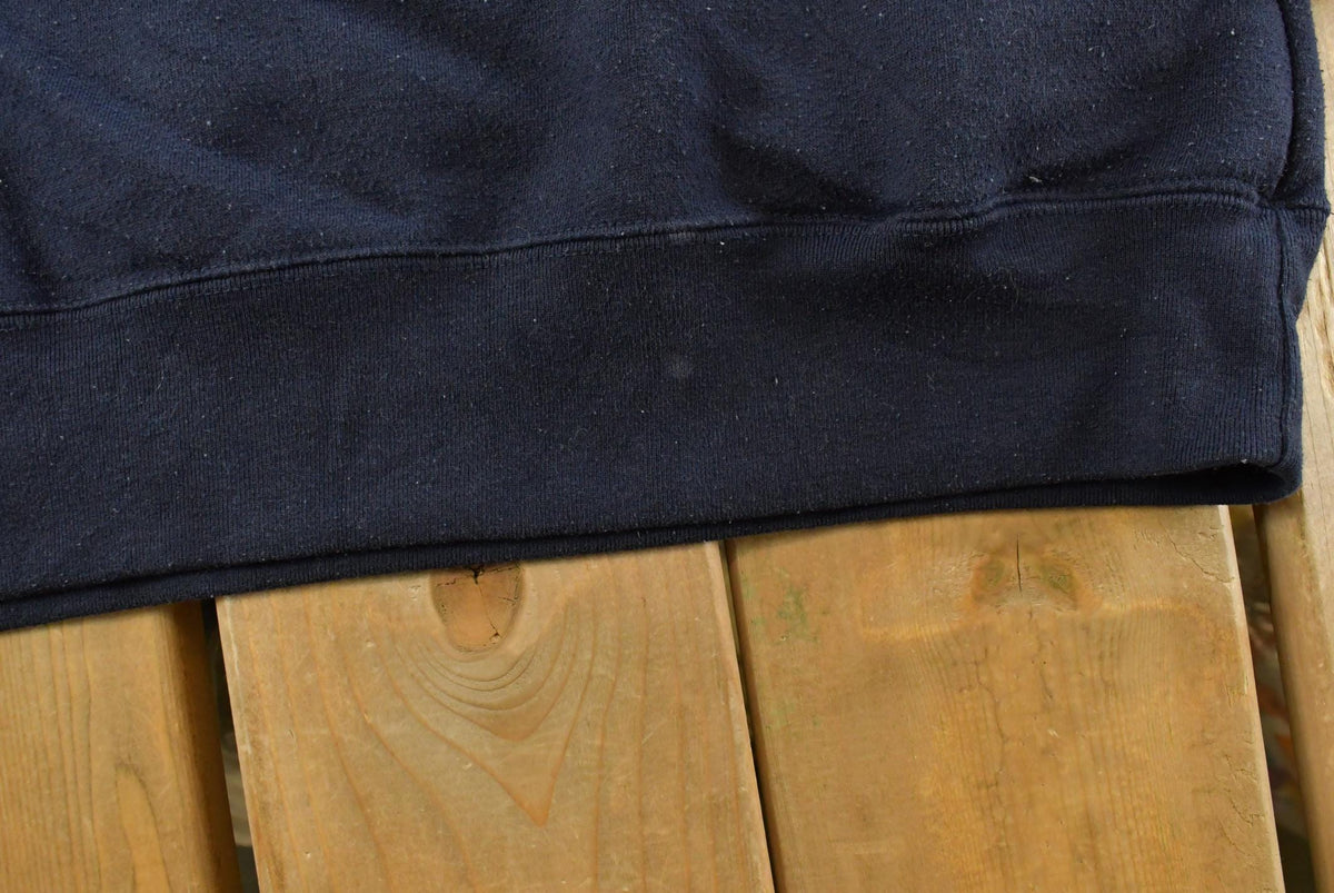 Vintage 1990s Limited Jeans USA Flag Quarter Zip Crewneck Sweatshirt Men's L from propervintagecanada