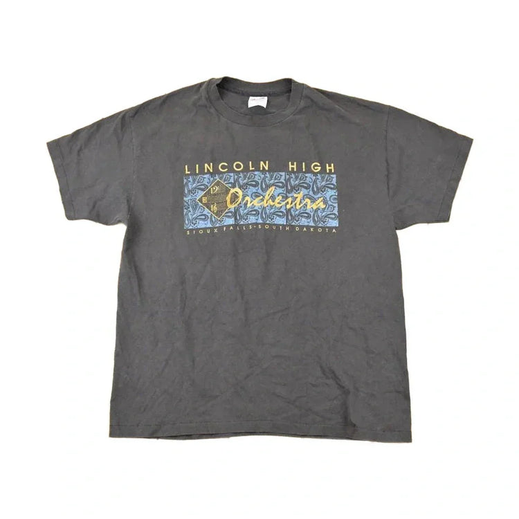 Vintage 1990s Lincoln High Orchestra Souvenir South Dakota T-Shirt Men's XL / Destination Shirt / 90s Single Stitch Tee from propervintagecanada