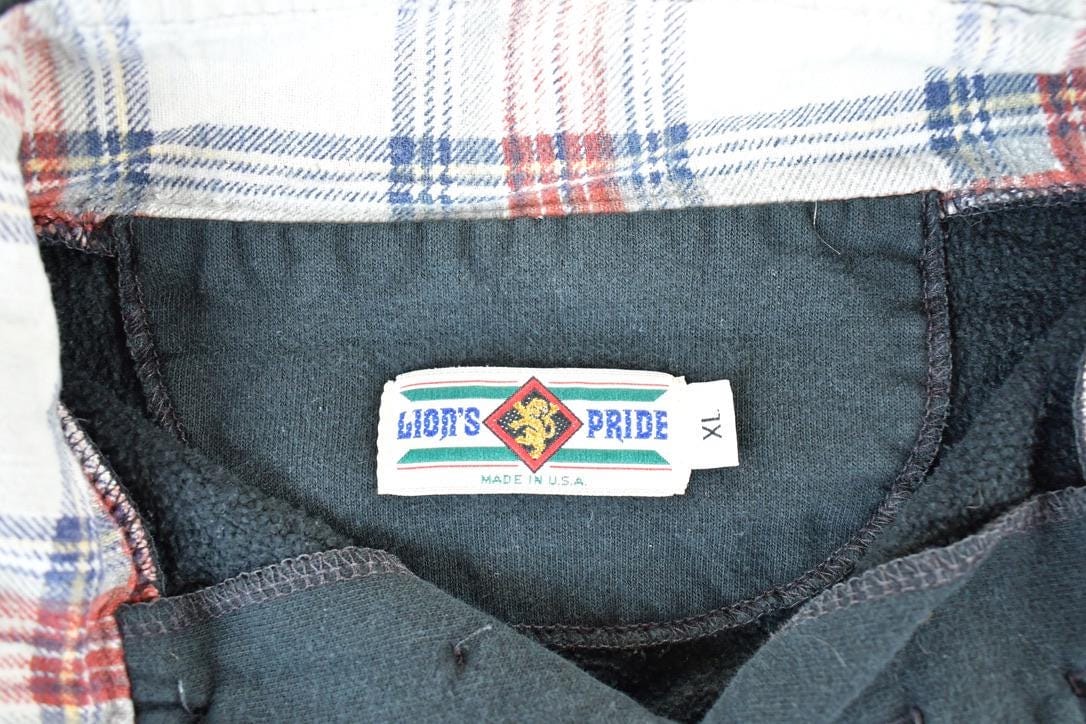 Vintage 1990s Lions Pride Quarter Button Crewneck Sweatshirt Mens XL from propervintagecanada