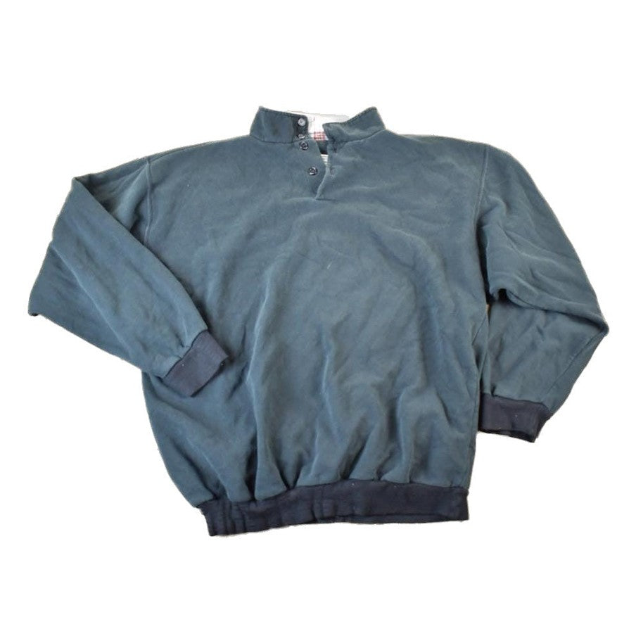 Vintage 1990s Lions Pride Quarter Button Crewneck Sweatshirt Mens XL from propervintagecanada