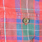 Vintage 1990s Liz Claiborne Cropped Red Plaid Button Up Western Shirt Women's M from propervintagecanada