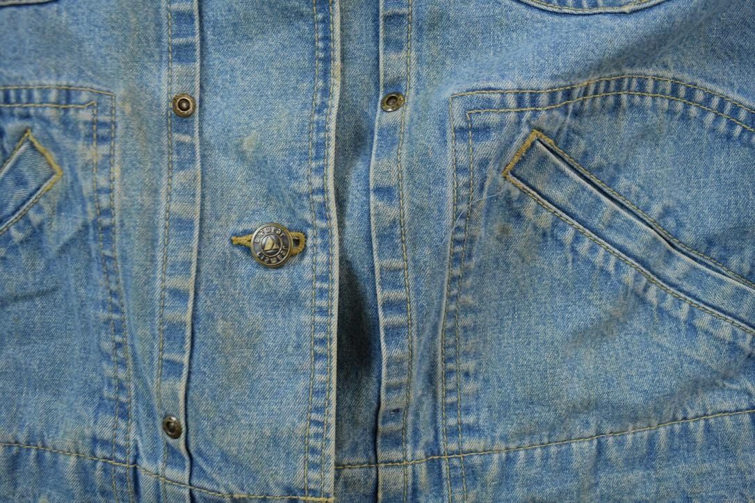 Vintage 1990s Liz Claiborne Denim Jean Jacket Women's Medium from propervintagecanada