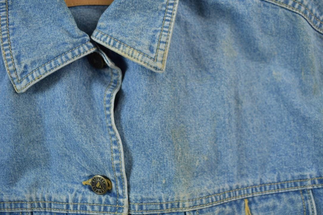 Vintage 1990s Liz Claiborne Denim Jean Jacket Women's Medium from propervintagecanada