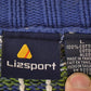 Vintage 1990s Liz Sport Abstract Plaid Knit Cardigan Sweater Women's L from propervintagecanada