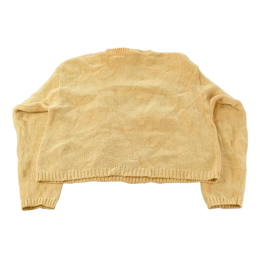 Vintage 1990s Liz Sport Hand Knit Floral Crewneck Sweater Women's M from propervintagecanada