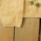Vintage 1990s Liz Sport Hand Knit Floral Crewneck Sweater Women's M from propervintagecanada