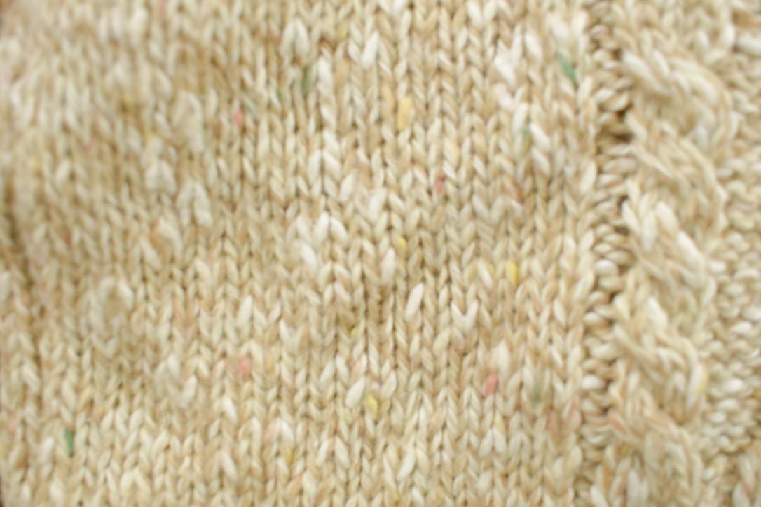 Vintage 1990s Liz Sport Petite Cable Knit Collared Sweater Women's S from propervintagecanada