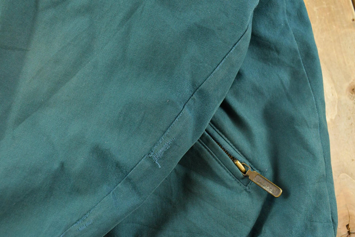 Vintage 1990s LL Bean Blanket Lined Bomber Workwear Jacket Men's L / Made in USA / 90s Outdoorsman / Streetwear from propervintagecanada