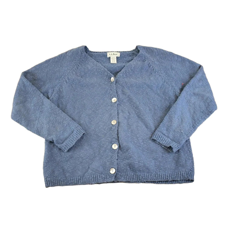 Vintage 1990s LL Bean Cable Knit Cardigan Sweater Women's M from propervintagecanada