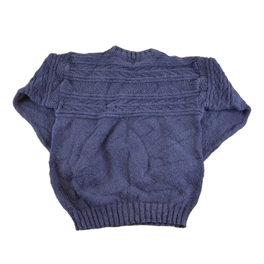Vintage 1990s LL Bean Cable Knit Crewneck Sweater Men's S from propervintagecanada
