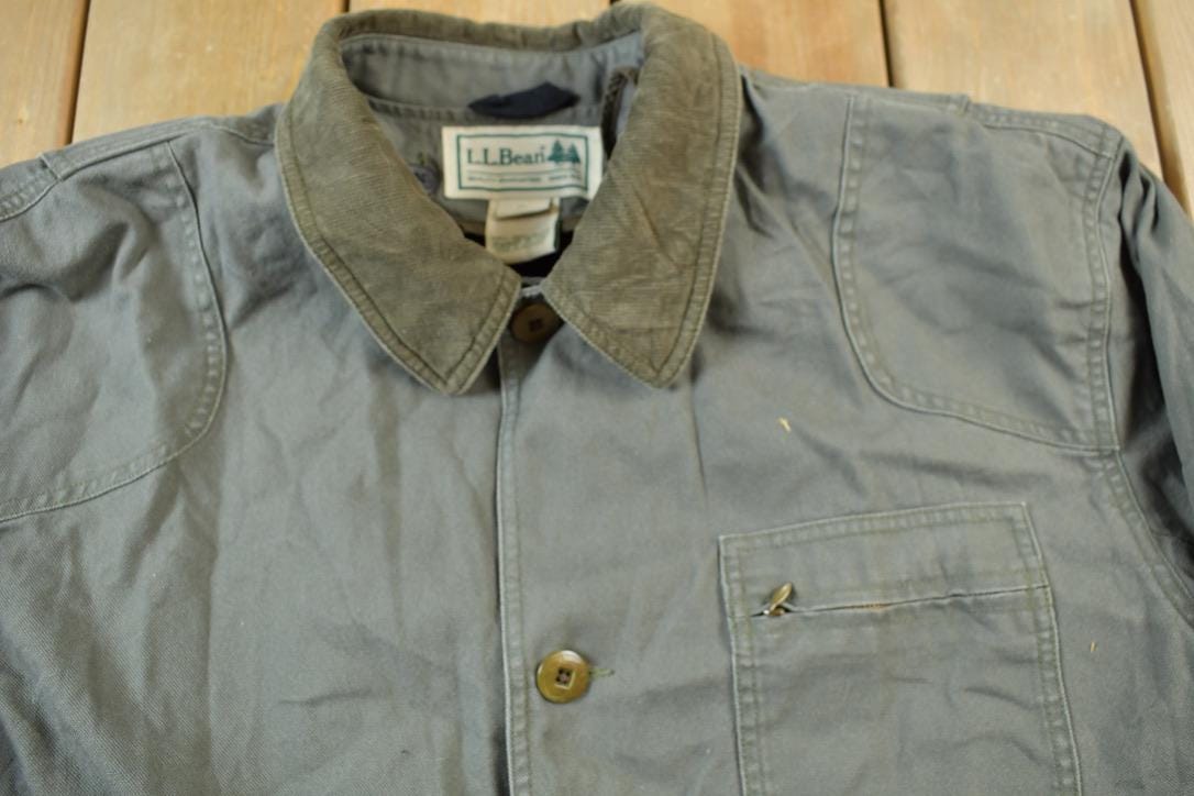 Vintage 1990s LL Bean Chore Jacket Men's XL from propervintagecanada