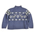 Vintage 1990s LL Bean Christmas Reindeer Wool Knit Crewneck Sweater Women&