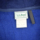 Vintage 1990s LL Bean Half Zip Fleece Sweater Men's Medium from propervintagecanada