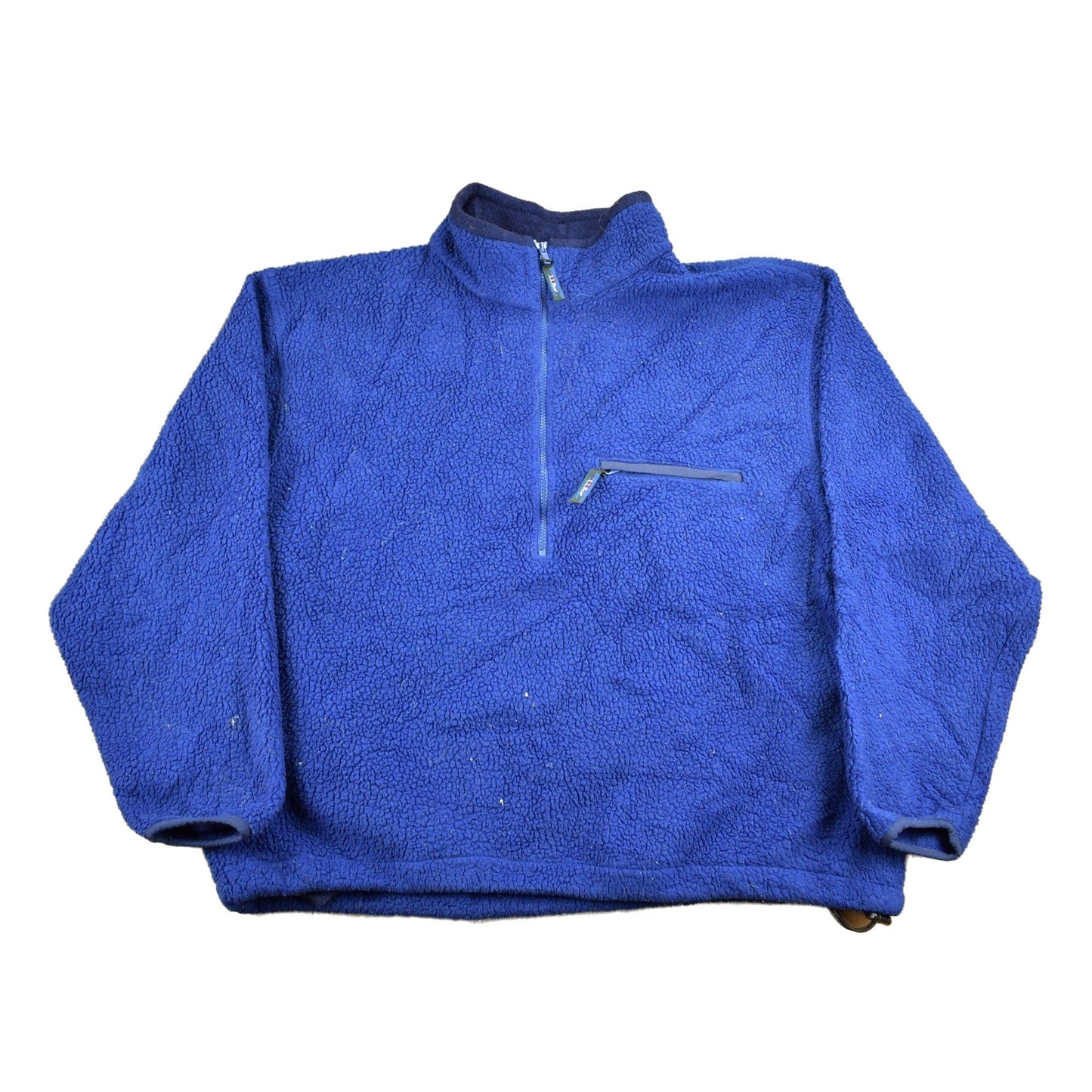 Vintage 1990s LL Bean Half Zip Fleece Sweater Men's Medium from propervintagecanada