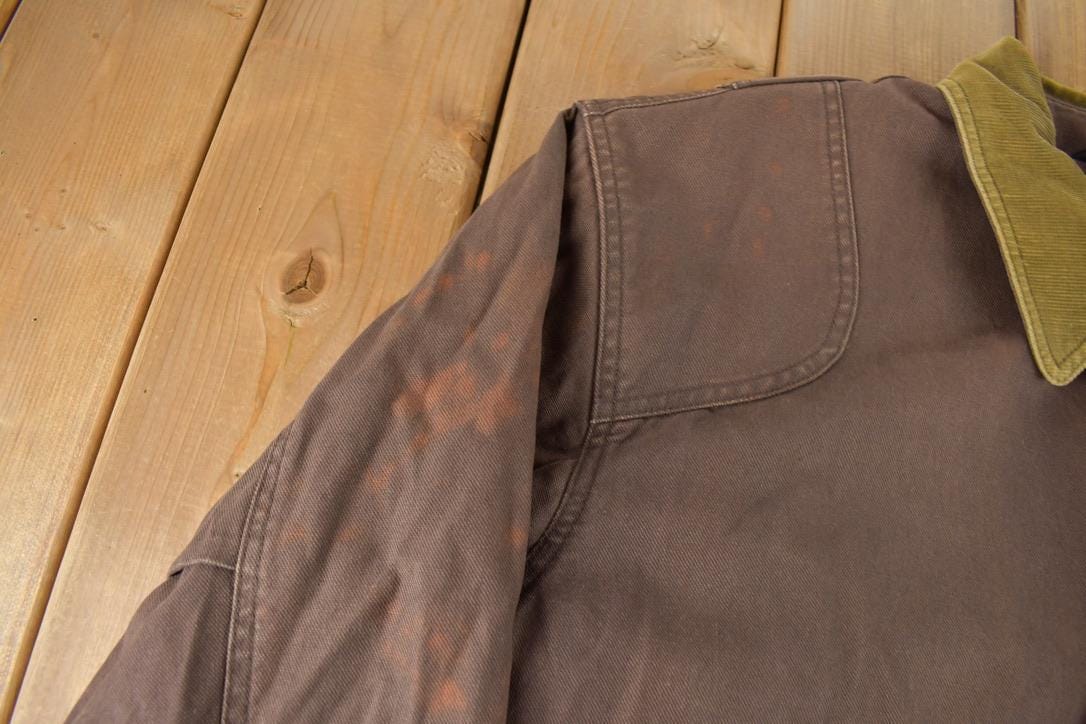 Vintage 1990s LL Bean Men's Brown Field Coat Men's L-XL from propervintagecanada