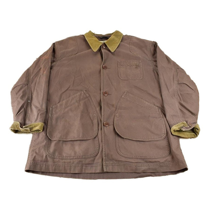 Vintage 1990s LL Bean Men's Brown Field Coat Men's L-XL from propervintagecanada