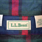 Vintage 1990s LL Bean Plaid Flannel Button Up Shirt from propervintagecanada