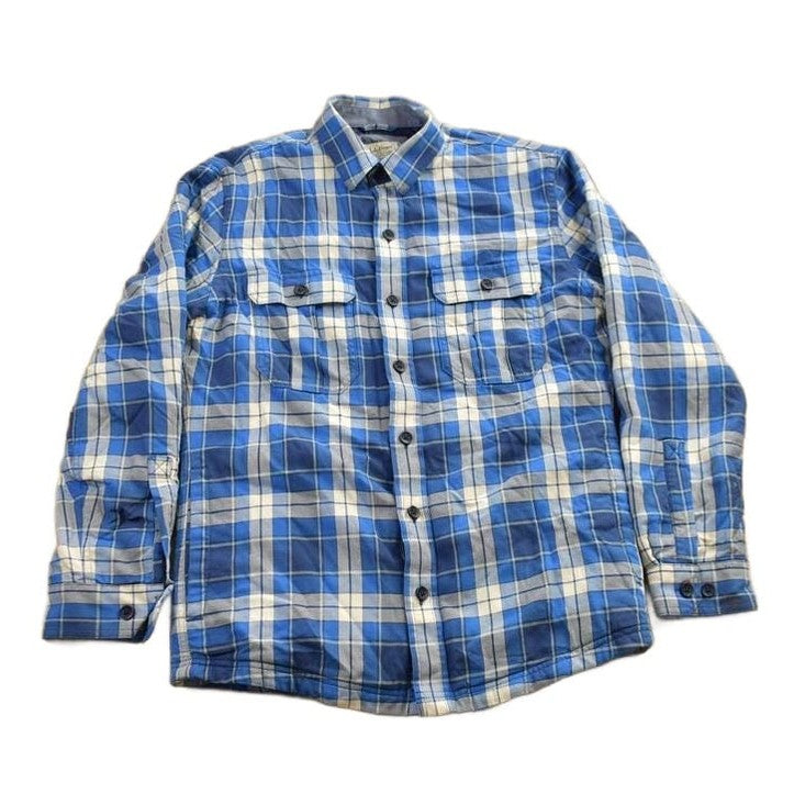 Vintage 1990s LL Bean Plaid Flannel Button Up Shirt Men's S from propervintagecanada