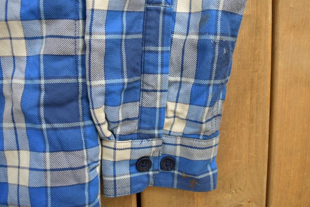 Vintage 1990s LL Bean Plaid Flannel Button Up Shirt Men's S from propervintagecanada