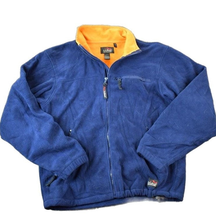 Vintage 1990s LL Bean Quarter Zip Fleece Outdoorsman Sweater Men's Medium from propervintagecanada