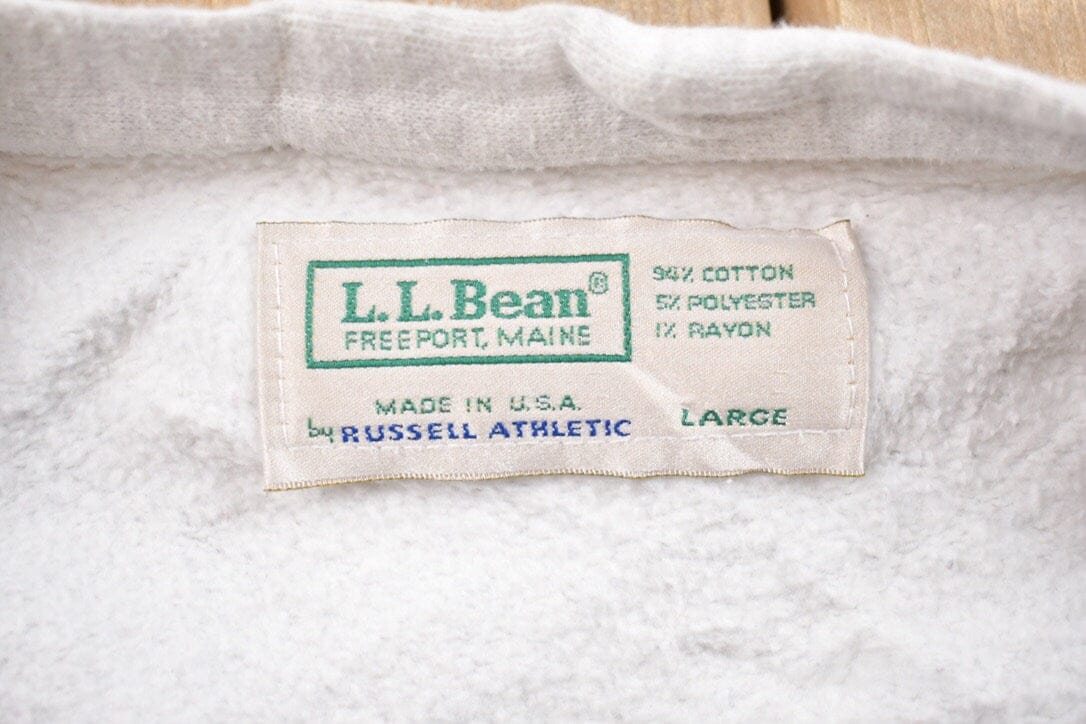 Vintage 1990s LL Bean Russel Athletic Cardigan Sweater Men's Medium from propervintagecanada