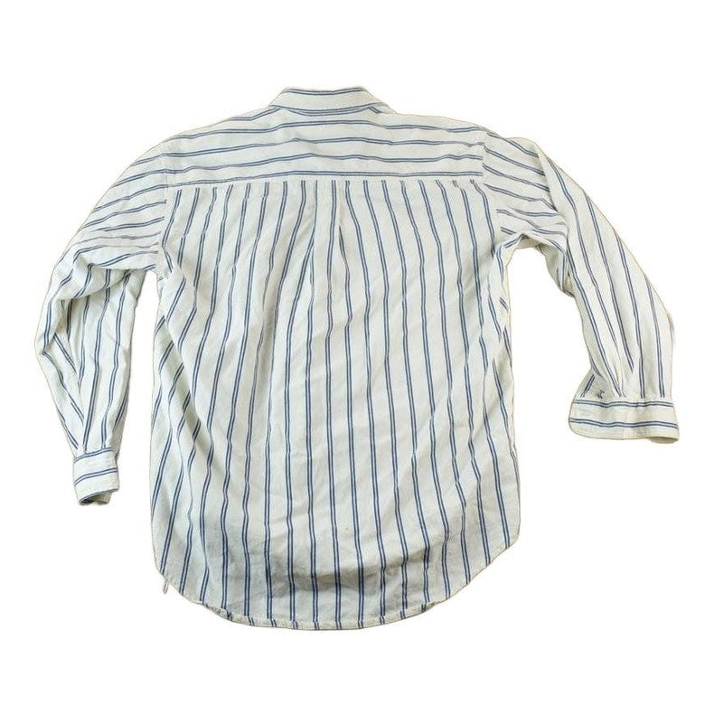 Vintage 1990s LL Bean Striped Button Up Western Style Shirt from propervintagecanada