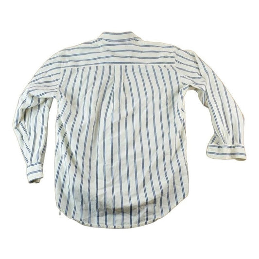 Vintage 1990s LL Bean Striped Button Up Western Style Shirt from propervintagecanada