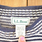 Vintage 1990s LL Bean Striped Knit Boating Sweater Women's S from propervintagecanada