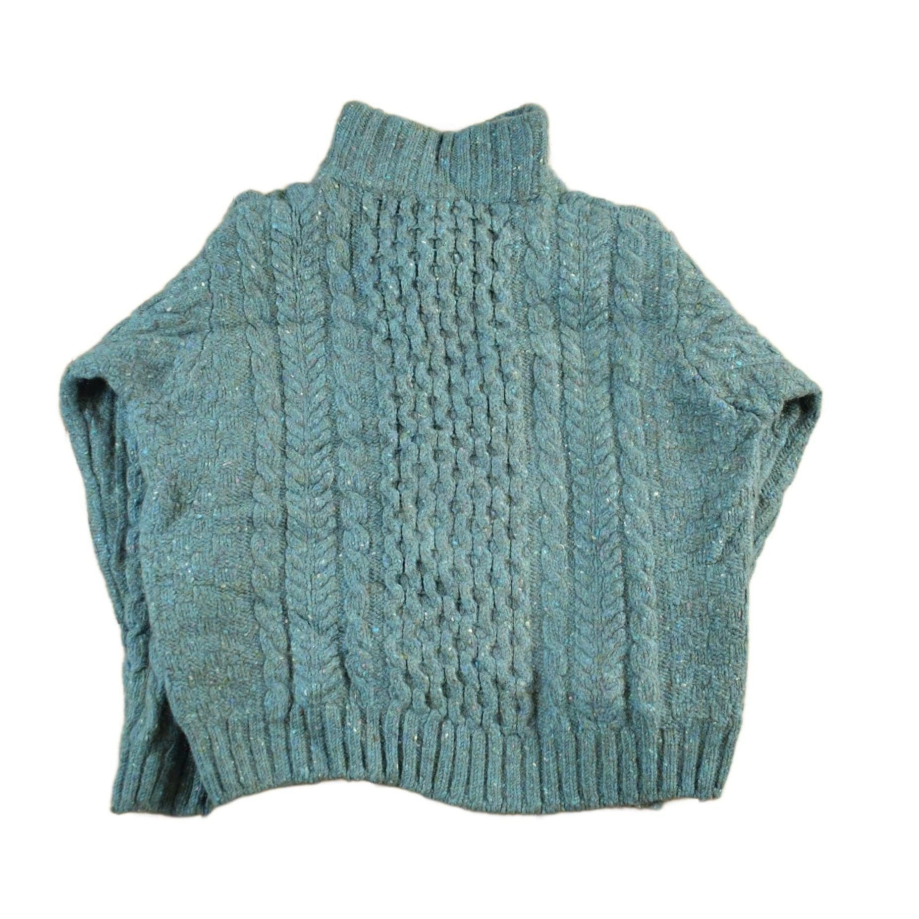 Vintage 1990s LL Bean Wool Henley Knit Sweater Women's M from propervintagecanada