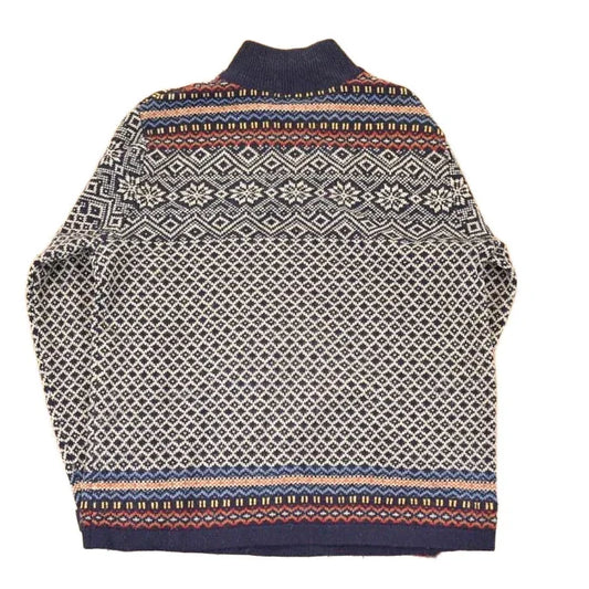 Vintage 1990s LL Bean Wool Knit Collared Sweater Men's M from propervintagecanada