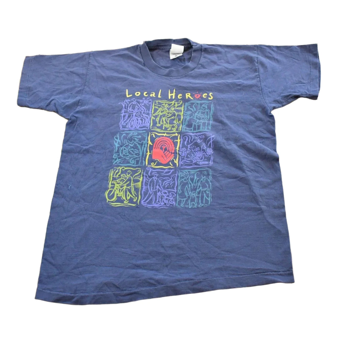 Vintage 1990s Local Heros Community T-Shirt Men's Large from propervintagecanada