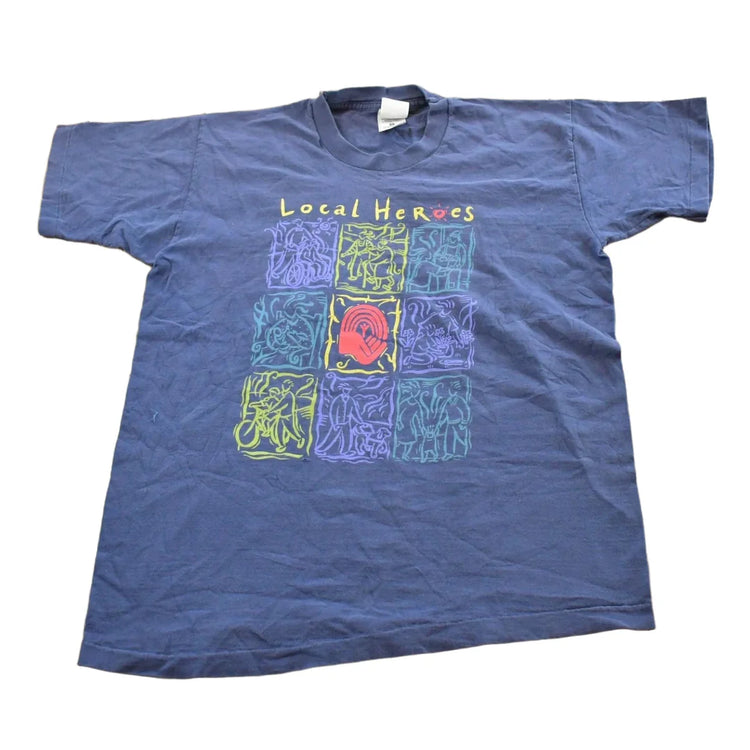 Vintage 1990s Local Heros Community T-Shirt Men's Large from propervintagecanada