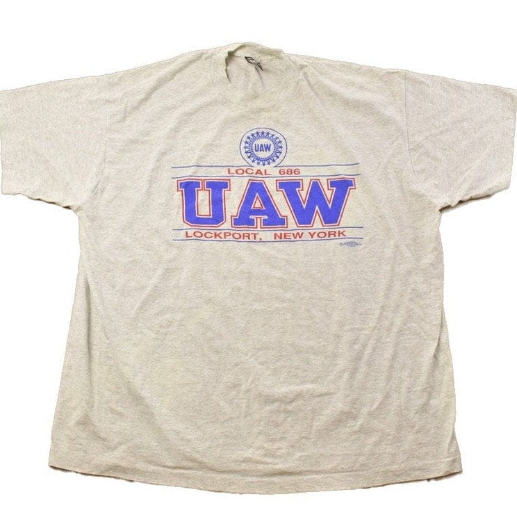 Vintage 1990s Lockport New York Travel T-Shirt Men's 2XL from propervintagecanada