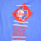 Vintage 1990s Logo 7 Texas Rangers Button Up MLB T-Shirt Men's L from propervintagecanada