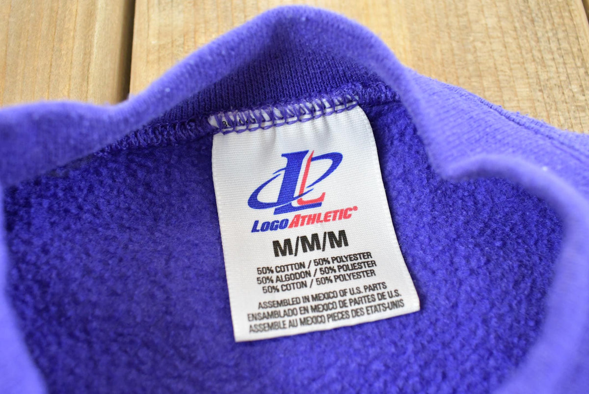 Vintage 1990s Logo Athletic Minnesota Vikings Embroidered NFL Crewneck Sweatshirt Men's S from propervintagecanada