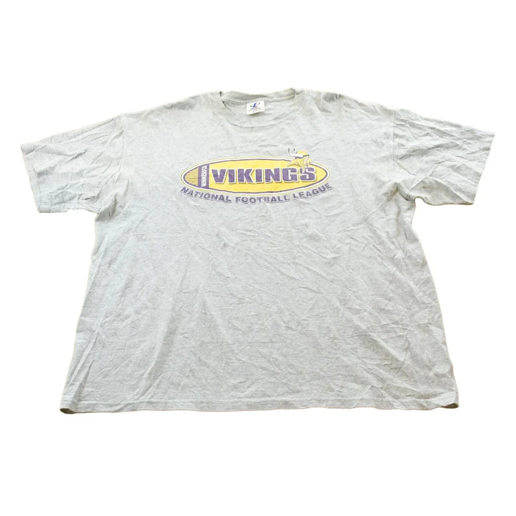 Vintage 1990s Logo Athletic Minnesota Vikings Graphic T-Shirt Mens 2XL from propervintagecanada
