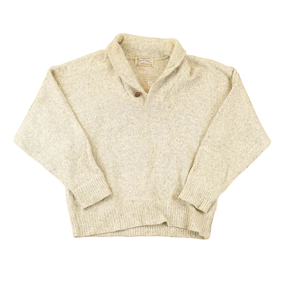 Vintage 1990s London Fog Knit Mock Neck Sweater Mens L from propervintagecanada