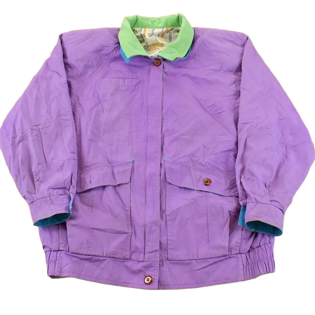 Vintage 1990s London Fog Windbreaker Jacket Women's Medium from propervintagecanada
