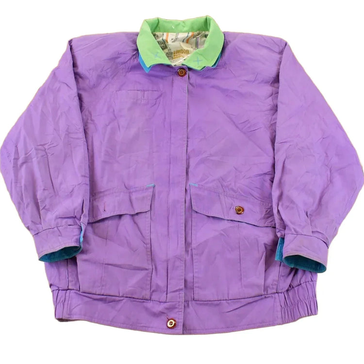 Vintage 1990s London Fog Windbreaker Jacket Women's Medium from propervintagecanada
