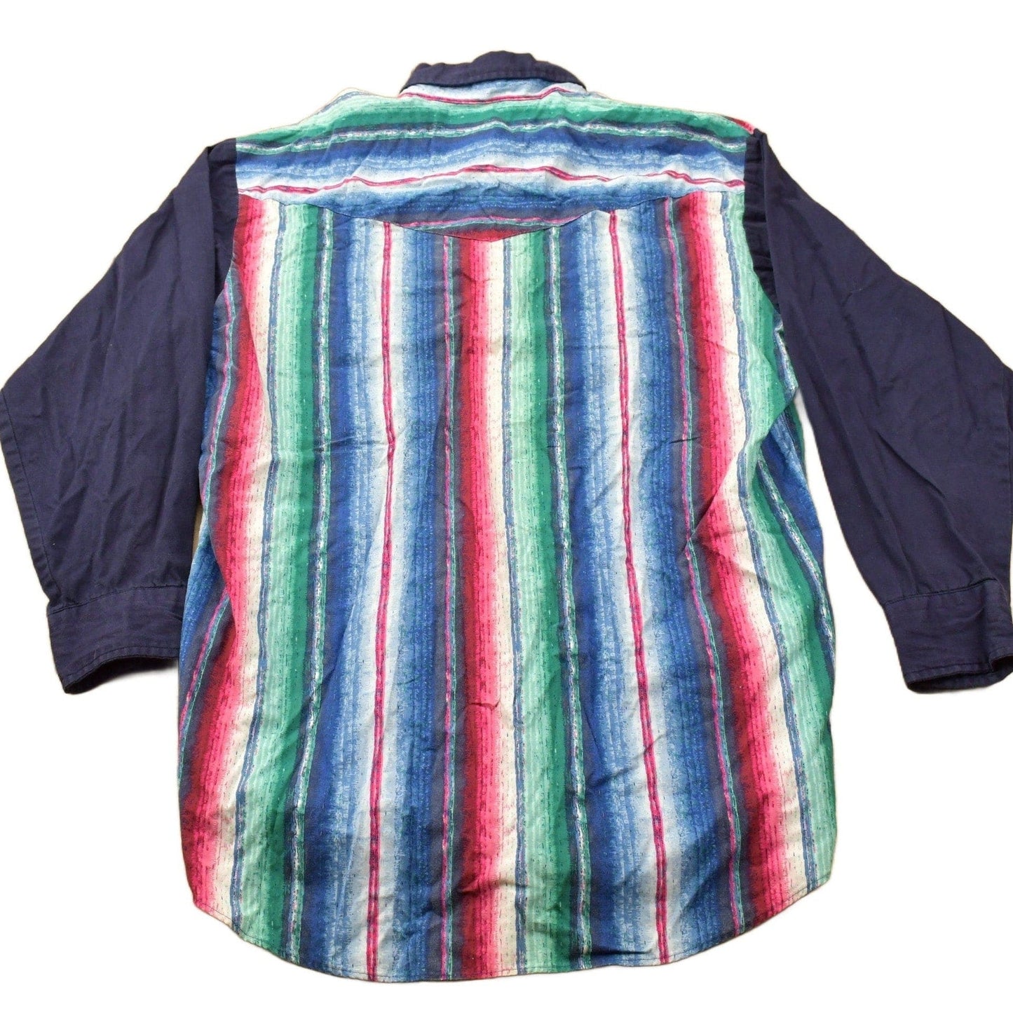 Vintage 1990s Lone Roo Roper Western Button Up Shirt Men's XL from propervintagecanada